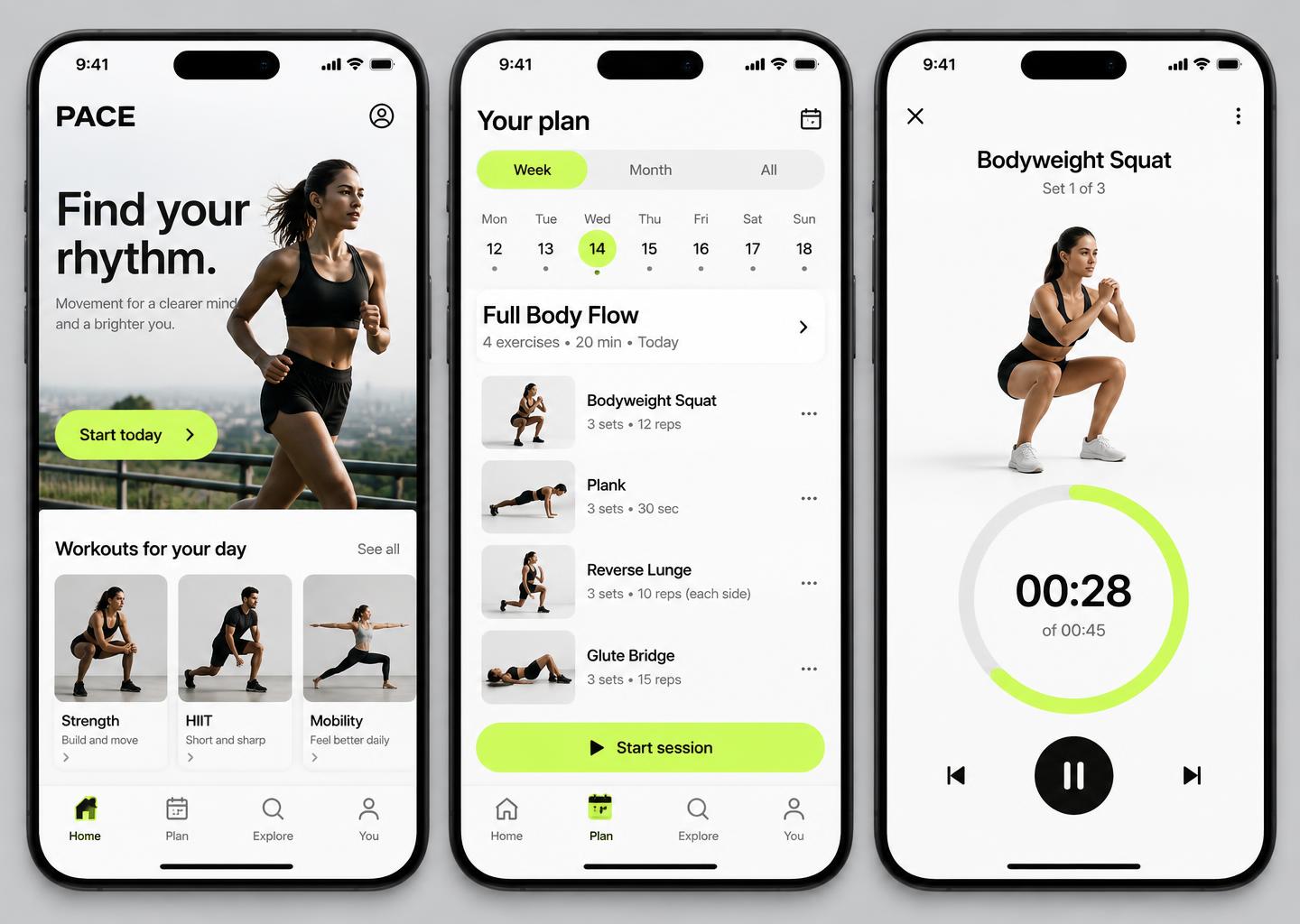 Pace / Find your rhythm — Fitness & personal training
